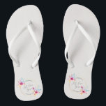 Elegant Floral Mr & Mrs Wedding| Flip Flops<br><div class="desc">Für weitere Anpassungen klicken Sie bitte auf die Schaltfläche "Anpassen" und verwenden Sie unser Designwerkzeug, um diese Vorlage zu ändern. Wenn die Optionen verfügbar sind, können Sie Text und Bild ändern, indem Sie einfach auf "Text oder Bild hier bearbeiten/entfernen" klicken und Ihre eigenen hinzufügen. Wenn Sie möchten, dass dieses Design...</div>