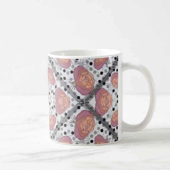 Elegant floral mug   (Droite)