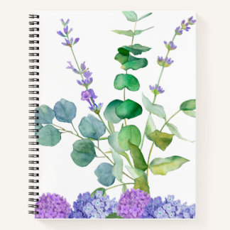 elegant floral NOTEBOOK Notizbuch