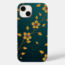 Elegant Floral Pattern Case-Mate iPhone 14 Hülle