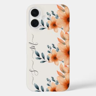Élégant Floral Personnalisé iPhone / coque ipad