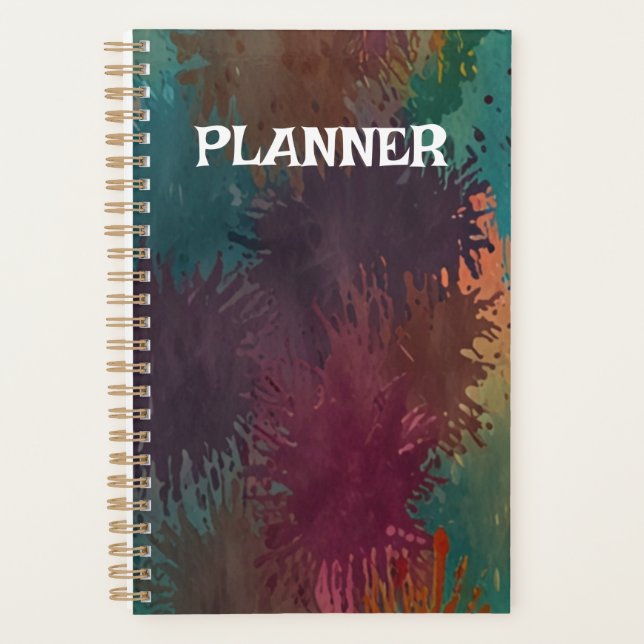Elegant Floral Planer (Vorderseite)