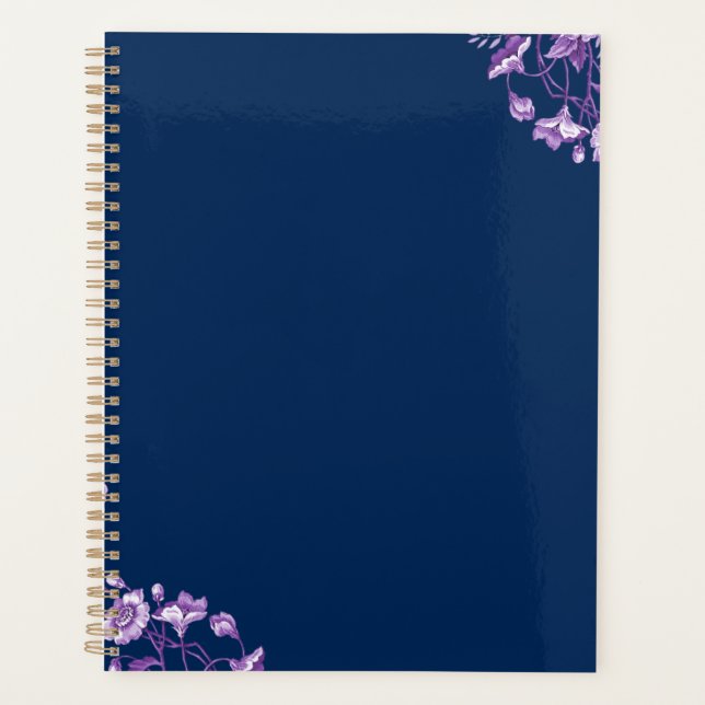 Elegant Floral Planer (Vorderseite)
