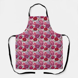 Elegant Floral Schürze