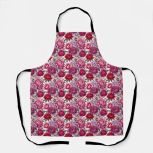 Elegant Floral Schürze