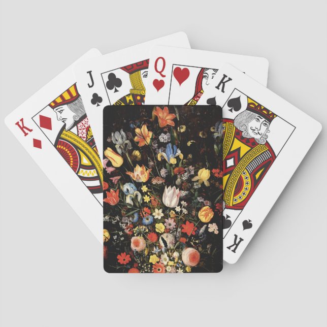Elegant Floral Spielkarten (Rückseite)