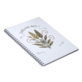 Elegant Floral Spiral Notebook – carnet