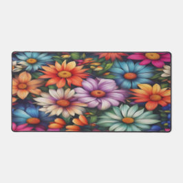 Élégant floral - Tapis de bureau