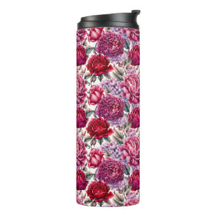 Elegant Floral Thermosbecher