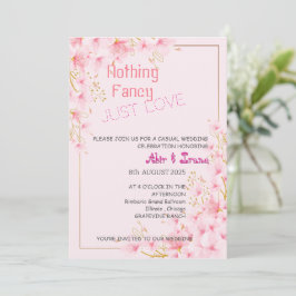 Elegant Floral Wedding 007 von Nasrin Einladung