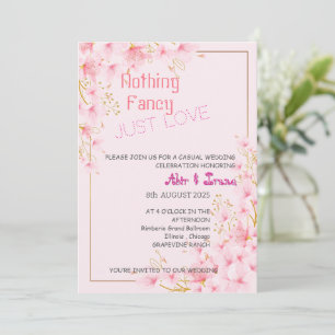 Elegant Floral Wedding 007 von Nasrin Einladung