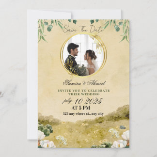  Elegant Floral Wedding Invitation | Classic & Mod Einladung