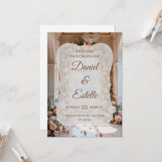 Elegant Floral Wedding Invitation | Editable Weddi Einladung