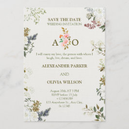 Elegant Floral Wedding Invitation – Modern CARD
