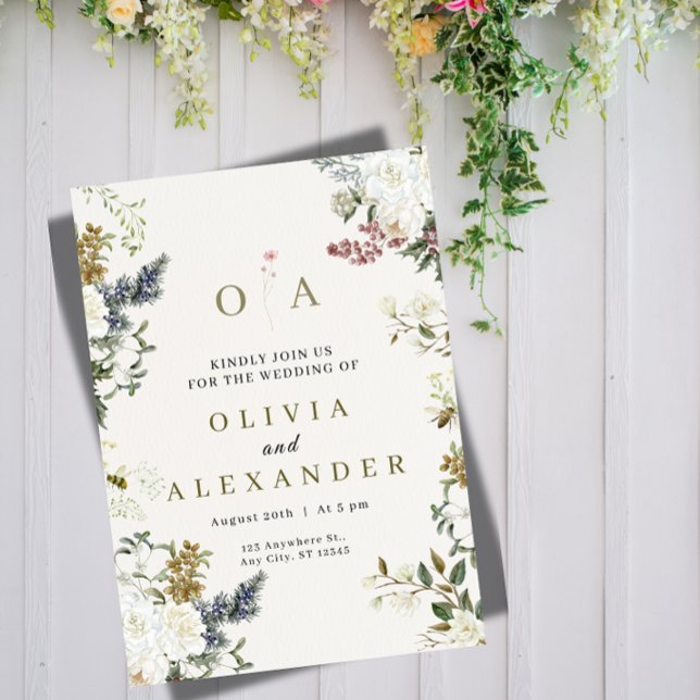 Elegant Floral Wedding Invitation | Watercolor Einladung (Von Creator hochgeladen)