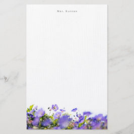 Elegant florale Personalisierte Briefpapier