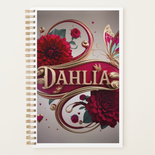 Elegant Flower Art with Gold Accents (Devant)