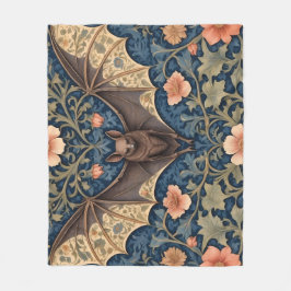 Elegant Flying Bat William Morris Inspiriert Fleecedecke