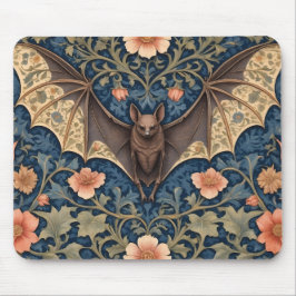 Elegant Flying Bat William Morris Inspiriert Mousepad