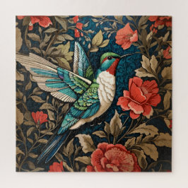 Elegant Flying Hummingbird William Morris Inspirie