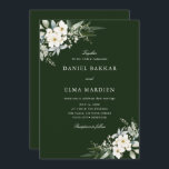 Elegant Foliage Boho Watercolor Floral Wedding  Einladung<br><div class="desc">Elegant Foliage Boho Watercolor Floral Wedding Invitation</div>