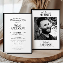 Elegant Formal Celebration of Life / Funeral