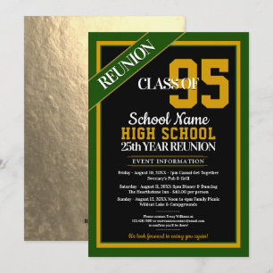Élégant Formal High School Invitations de Réunion