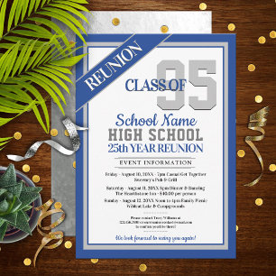 Élégant Formal High School Invitations de Réunion
