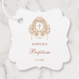 Elegant Frame Holy Cross Baptism Geschenkanhänger