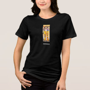 Elegant, Freude und Happy Dance Tri-Blend Shirt
