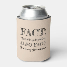 Elegant & Funny Fact Trauzeuge Vorschlag Almond Dosenkühler
