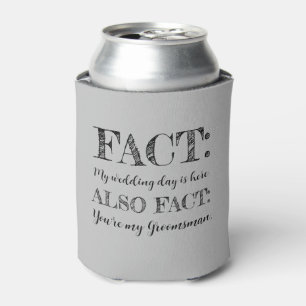 Elegant & Funny Fact Trauzeuge Vorschlag leicht gr Dosenkühler