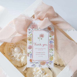 Elegant Garden Brautparty Vielen Dank Geschenkanhänger