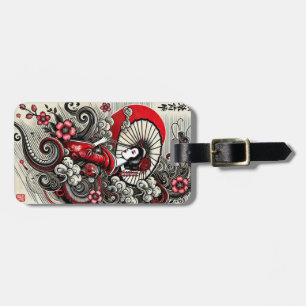 Elegant Geisha Luggage Tag Gepäckanhänger