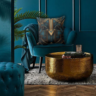 Elegant geometric art kissen