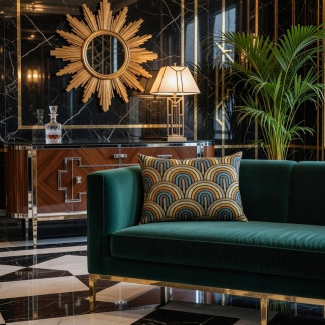 Elegant Geometric Dekokissen (Von Creator hochgeladen)