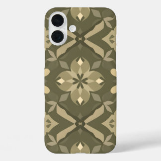 Elegant Geometric iPhone16 Case - Symmetrische Dar
