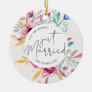 Elegant Gerade Verheiratet Hochzeit   Keramikschmu Keramik Ornament