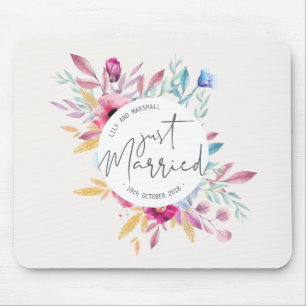 Elegant Gerade Verheiratet Hochzeit   Mauspad