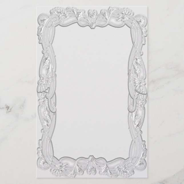 Elegant Gerahmt Briefpapier (Vorderseite)