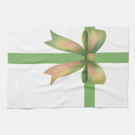 Elegant Gift Bow – Modern Christmas Design Geschirrtuch
