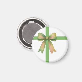 Elegant Gift Bow – Modern Christmas Design Magnet
