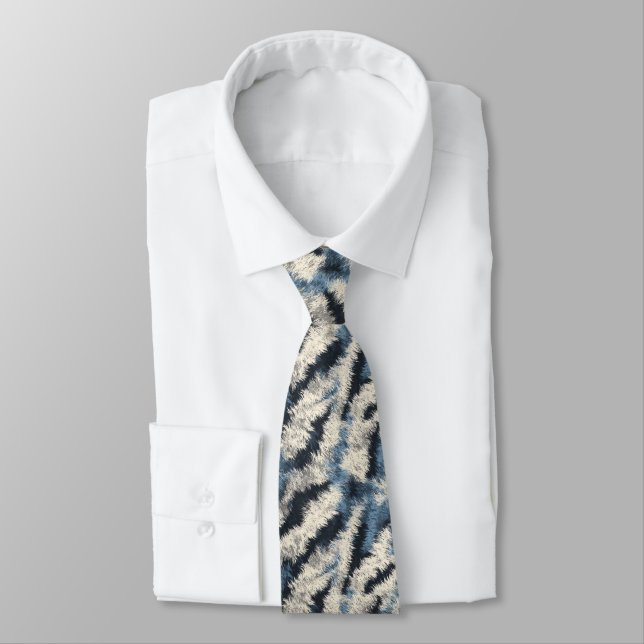 Elegant Gifts For Husband Tiger Print Krawatte (Gebunden)