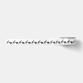 Elegant Giraffe Elephant Baby Shower Satinband