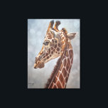 Elegant Giraffe Portrait Painting Large Leinwanddruck<br><div class="desc">Printed from the original Giraffe oil on canvas painting by Sue Maas</div>