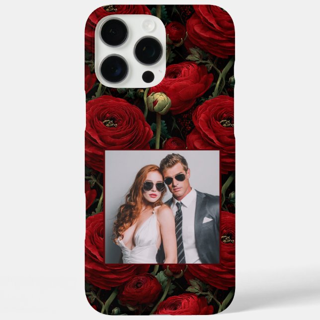 Elegant Girlfriend Gift Ranunculus Custom  iPhone 16 Pro Max Hülle (Rückseite)