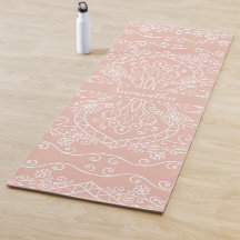 Elegant Girly Blush Pink Mit Monogramm