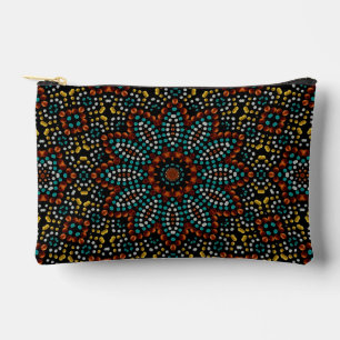 Elegant Girly Modern Stilvoll Dot Mandala Muster Zubehörtasche