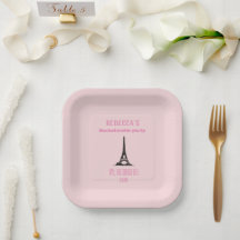 Elegant Girly Pink Paris Junggeselinnen-Abschied