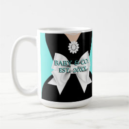 Elegant Glam Aqua Baby & Co Schwangerschaft Mommy Kaffeetasse